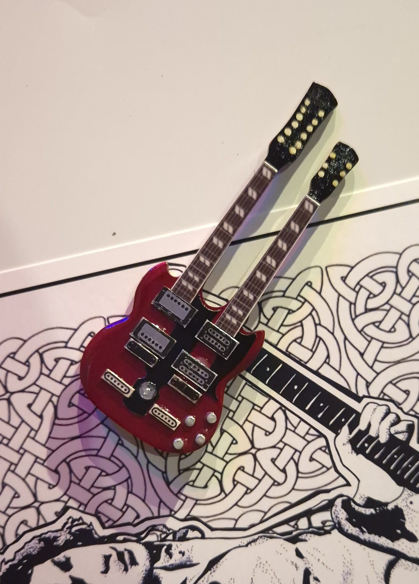 Gibson Double SG Guitar Magnet