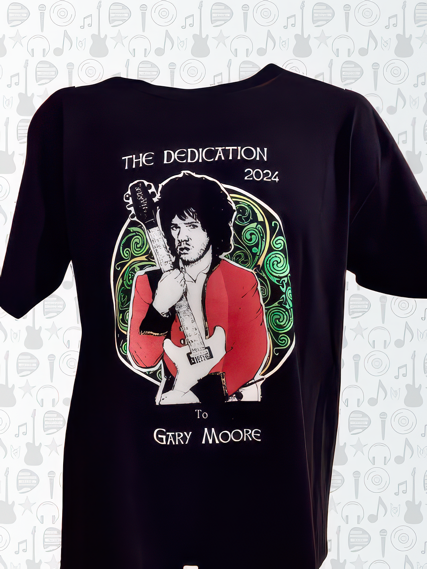 The Dedication 2024 Gary Moore Official T-shirt