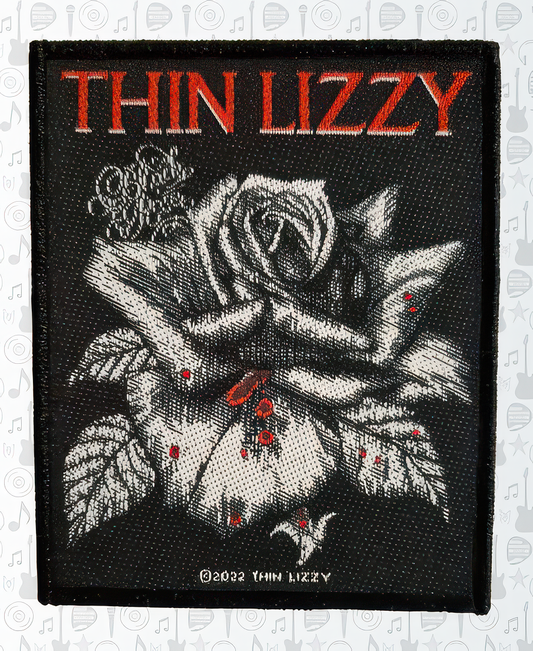 Thin Lizzy Black Rose Patch