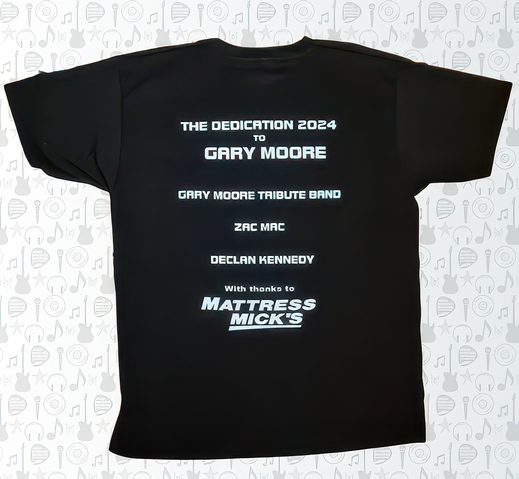 The Dedication 2024 Gary Moore Official T-shirt