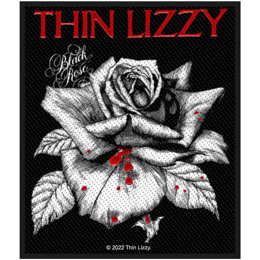 Thin Lizzy Black Rose Patch