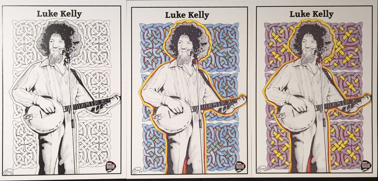 Luke Kelly Postcard