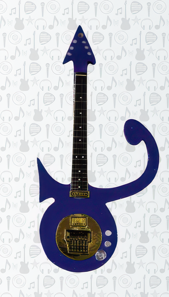 Prince Guitar Fridge Magnet