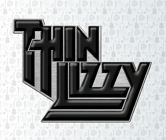 Thin Lizzy Logo Pin Badge