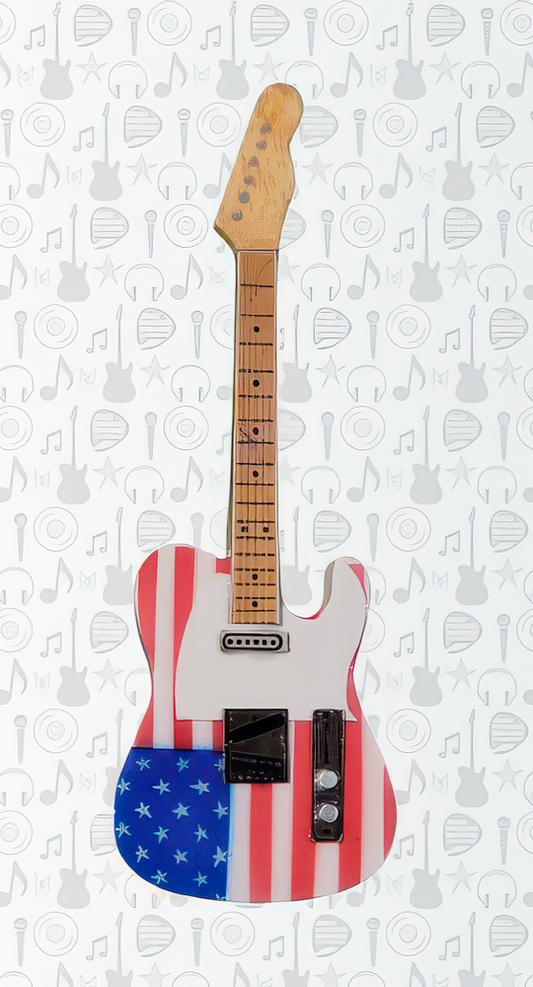 USA Flag Telecaster Magnet